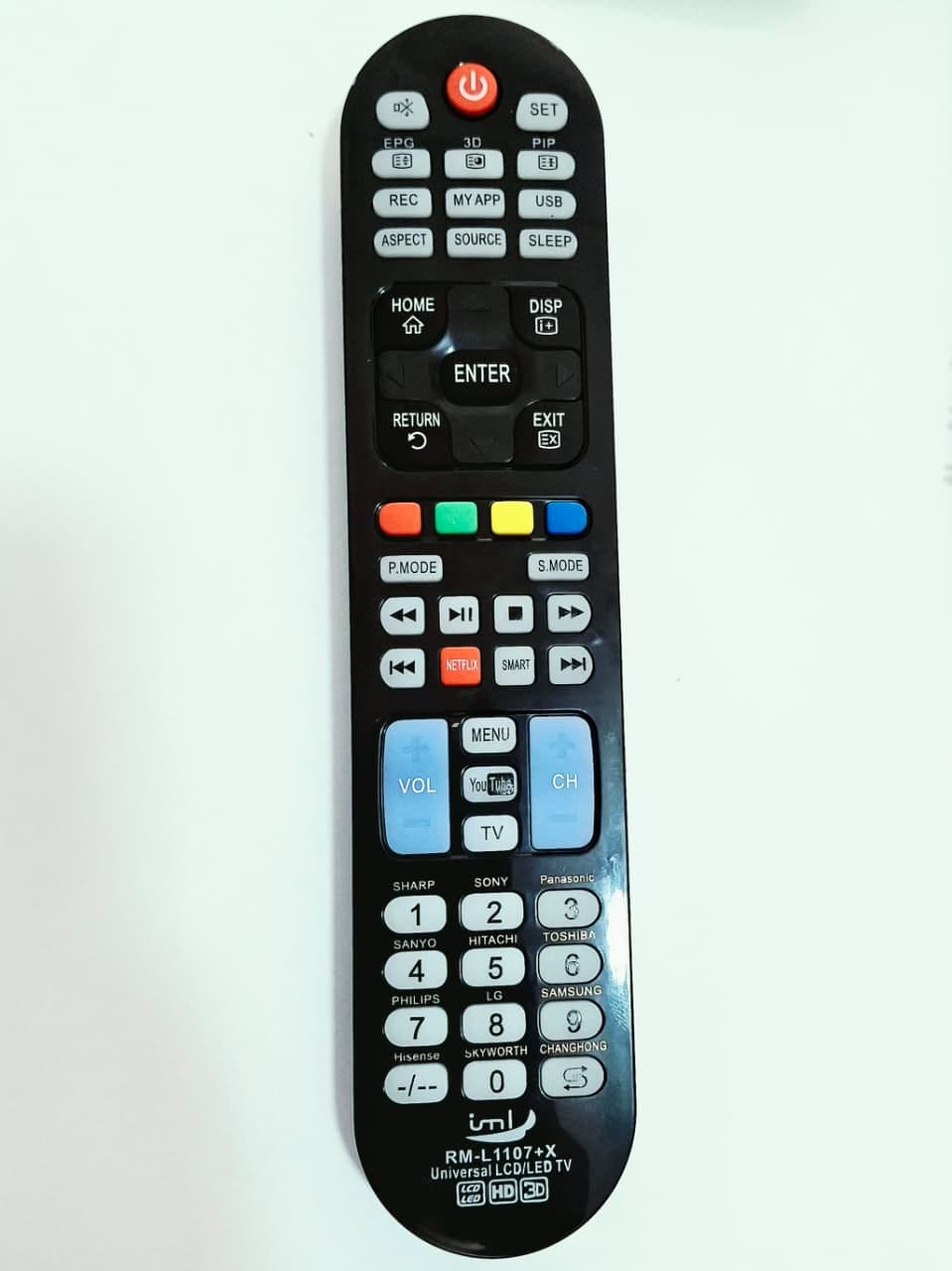 Control Remoto Universal para TV IML RM-L1107+X